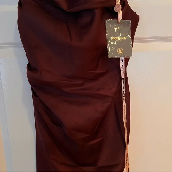 anja wine satin corset midi dress House of CB London Anja Satin Corset Midi Dress in Wine US Size XS